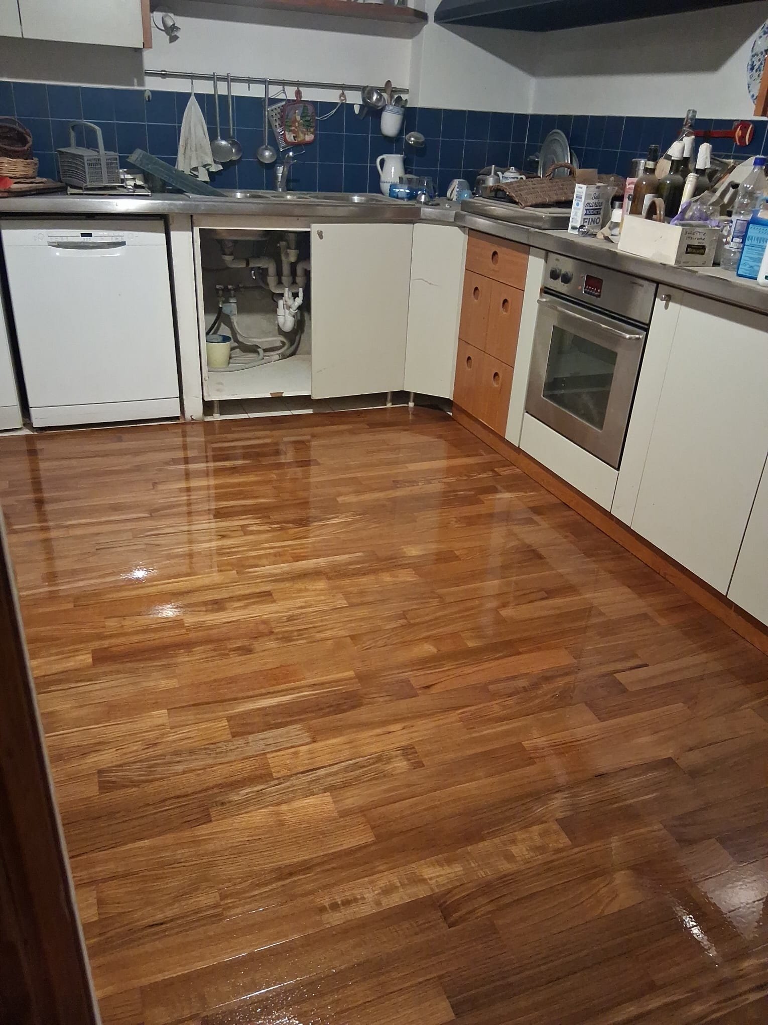 Dettaglio di pavimento in parquet